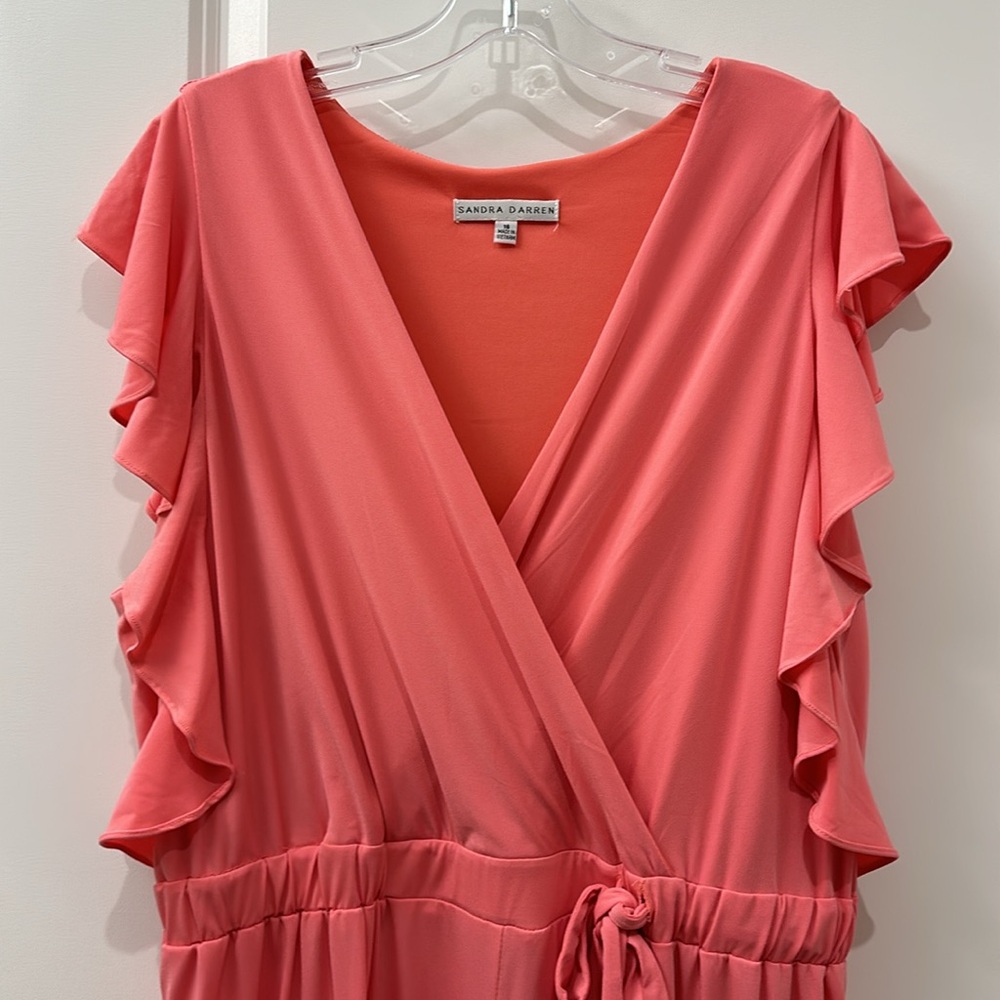 Sandra Darren Coral Jumpsuit - Picture 3 of 6